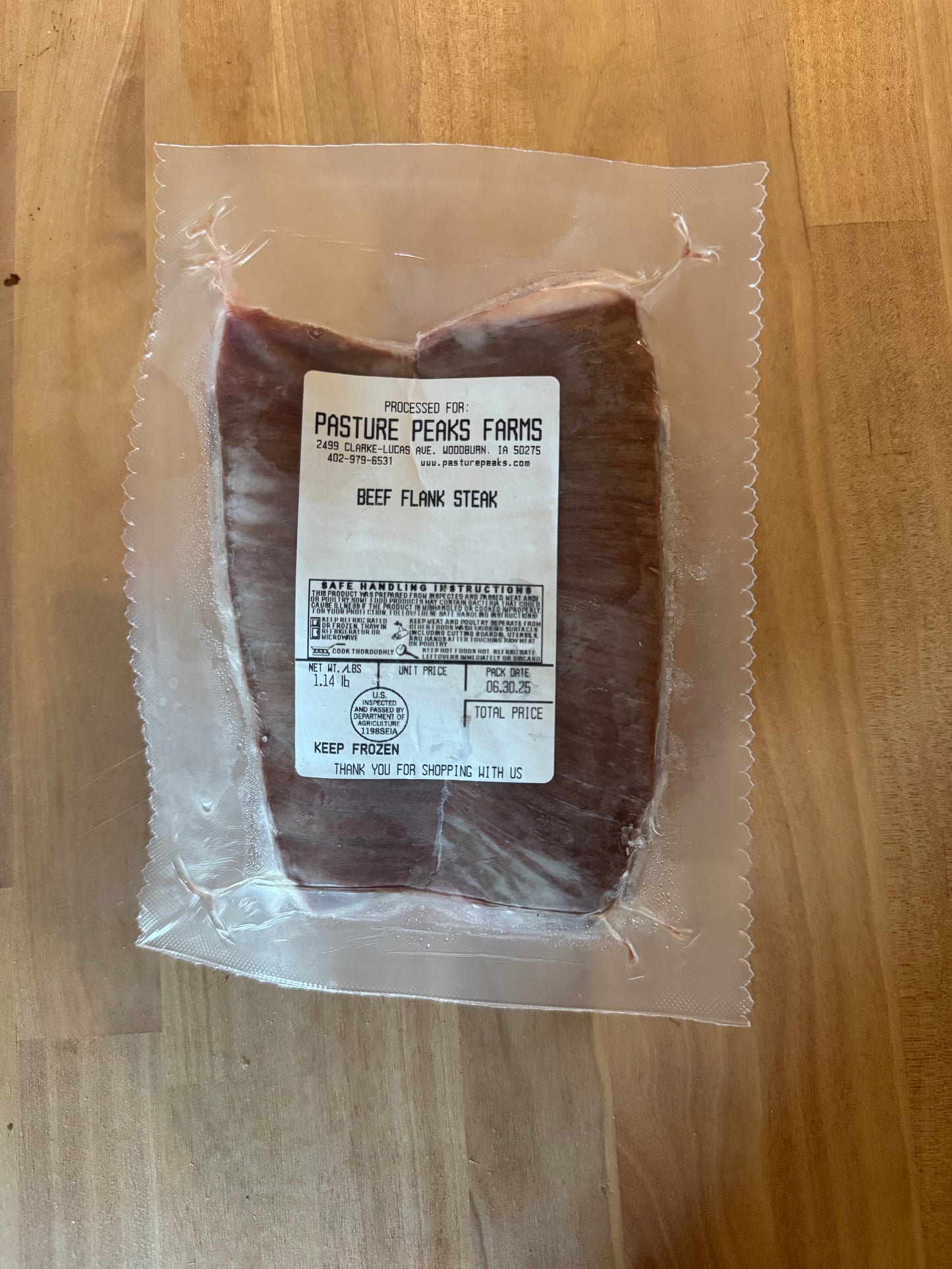 Flank steak