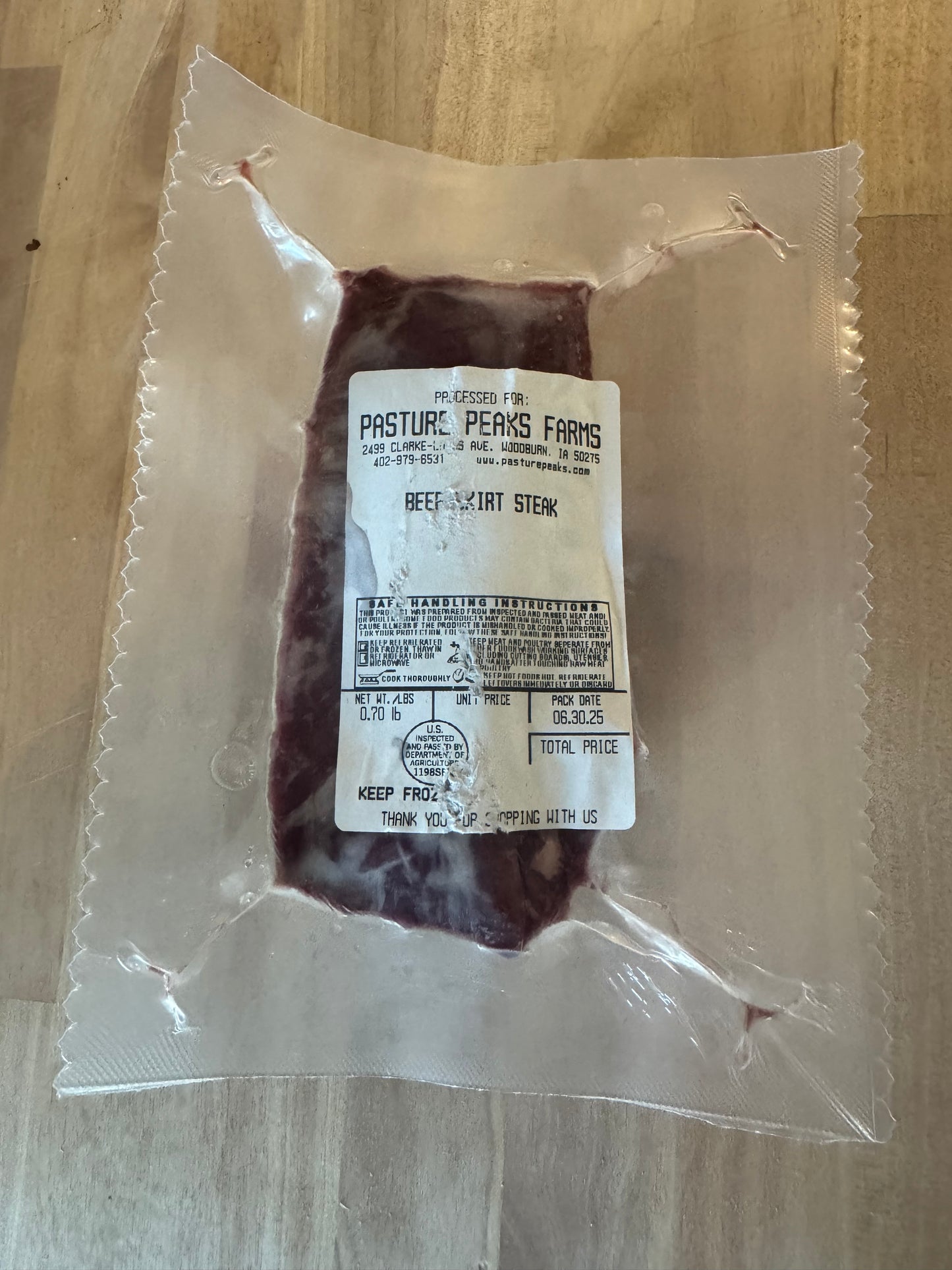 Skirt steak