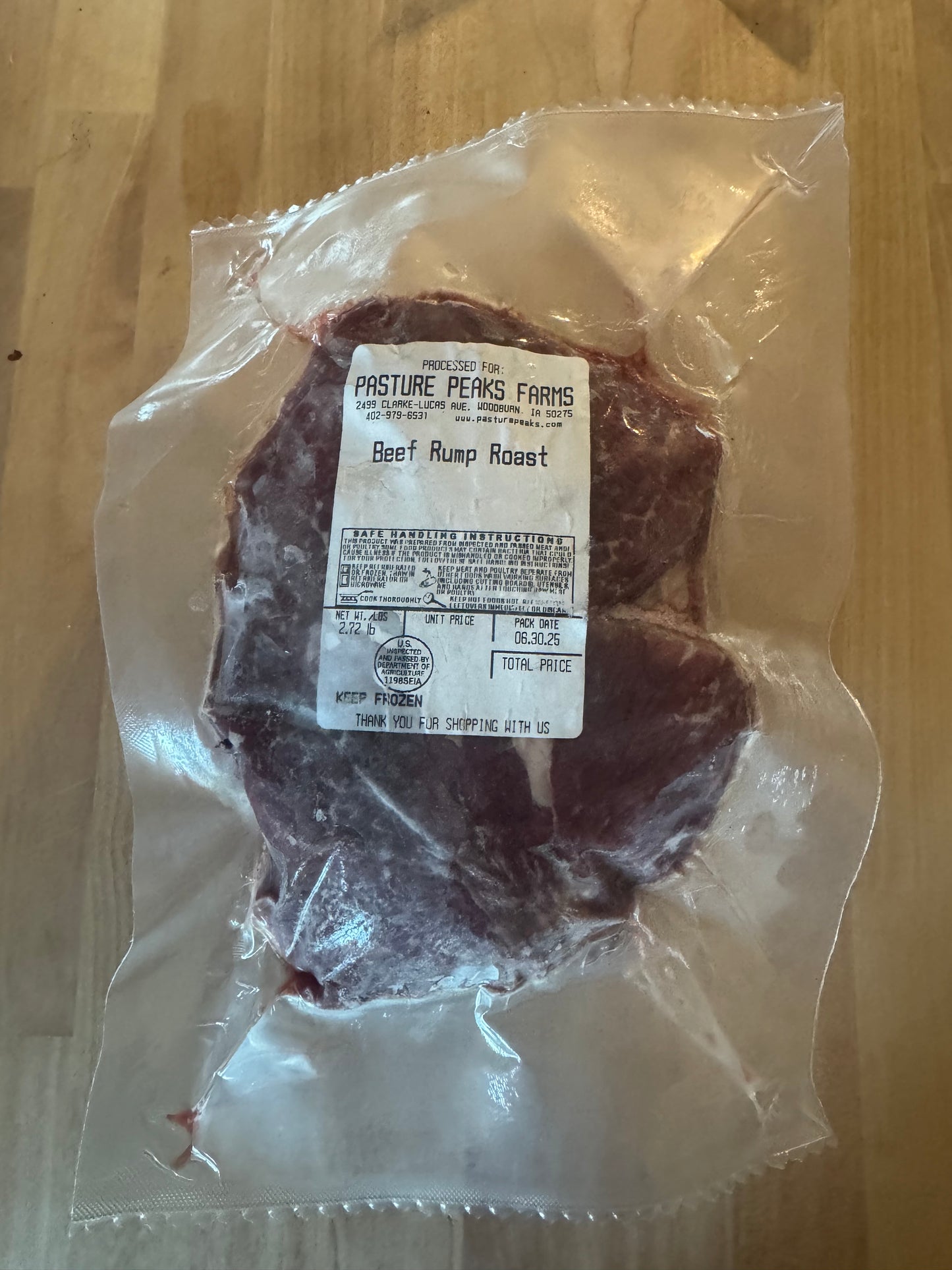 Rump roast